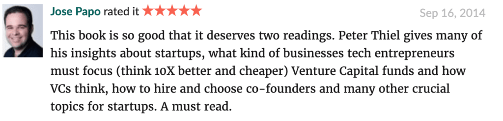 Zero-to-One Review