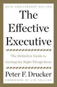 The Effective Executive – books for entrepreneurs