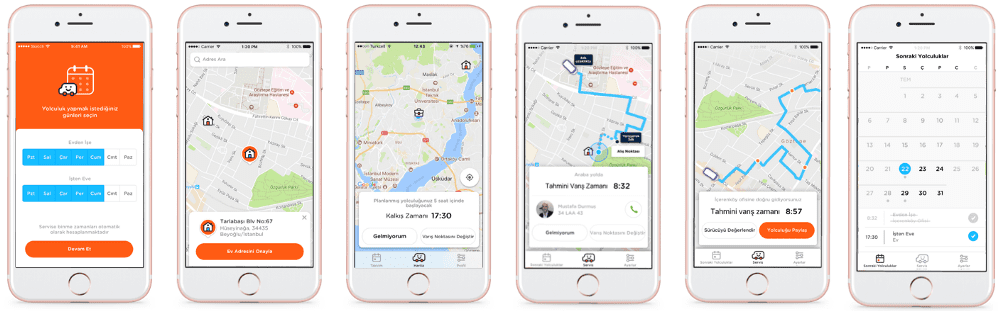 Volt Lines App Screens