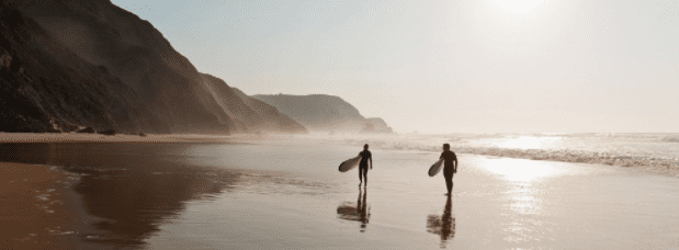 Surfing in Lisbon