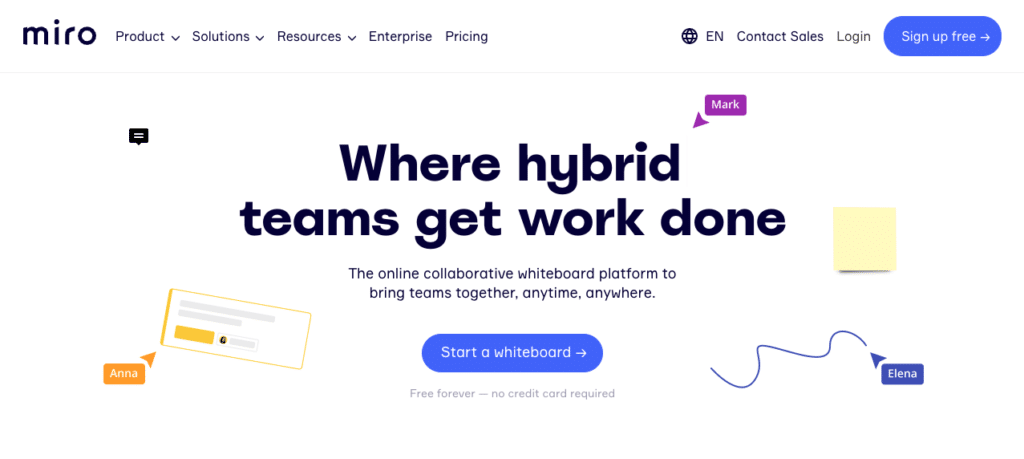 Tools for Project Managers – Miro