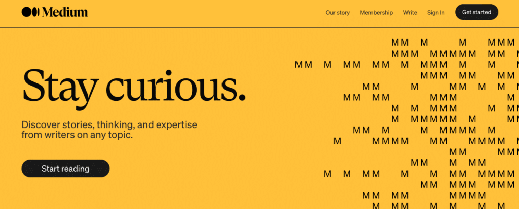 Entrepreneurial platforms, Medium