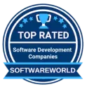 SoftwareWorld Top Rated Software Development Companies award badge