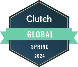 Clutch Global Spring 2024 award badge