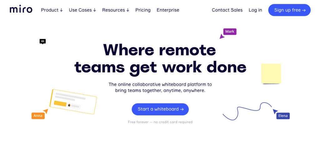 Miro tools for entrepreneurs