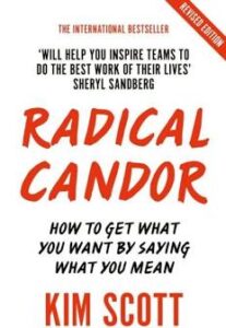 Radical Candor by Kim Scott books for entrepreneurs