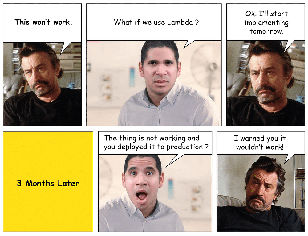 The 10 Types of Developers - The Imploder: Comic SItuation