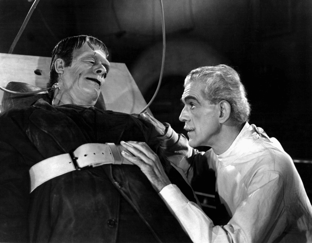 Dr. Frankenstein and his monster