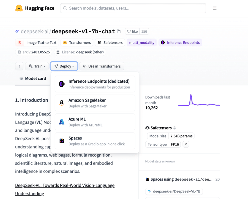 Hugging Face – AI model library