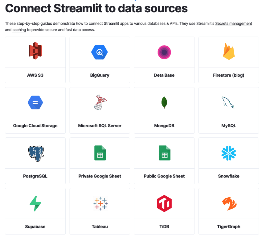 How to connect streamlit to your data sources to track KPIs effectively