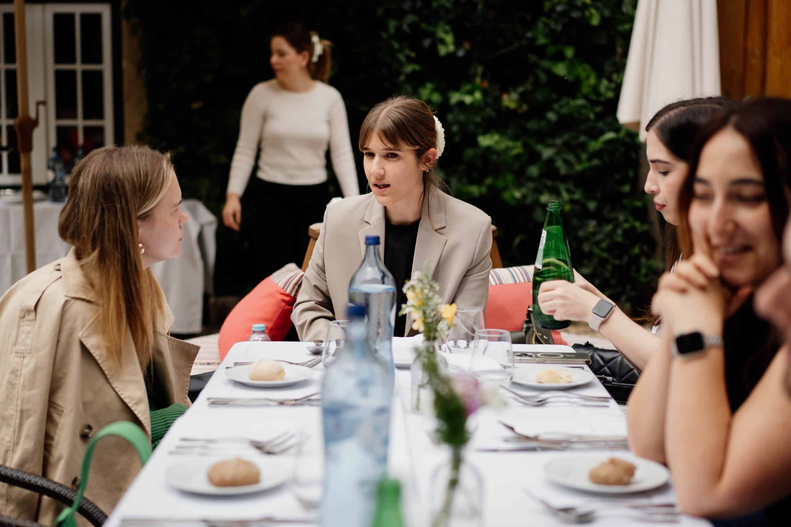 Altar employees at a team lunch