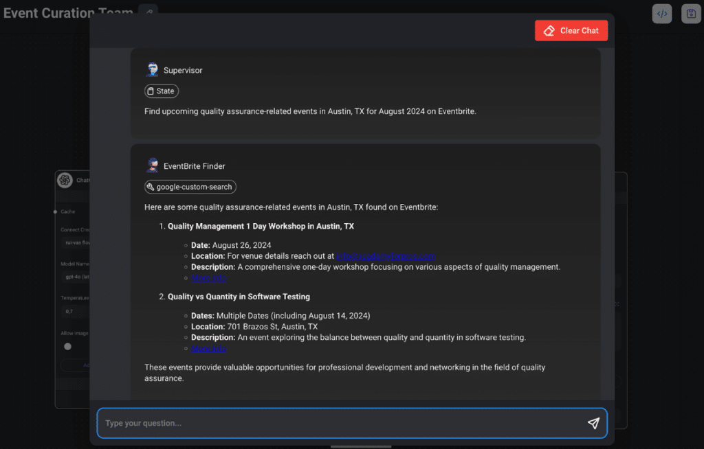 AI Agent Supervisor prompting workers
